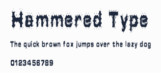 Hammered Type預覽圖