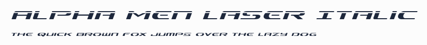 Alpha Men Laser Italic預覽圖