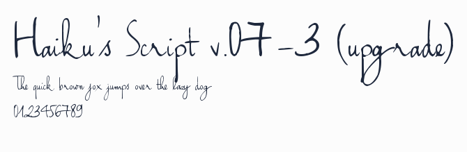 Haiku's Script v.07-3 (upgrade)預覽圖