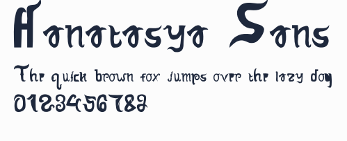 Hanatasya Sans預覽圖