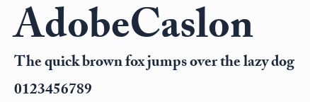 AdobeCaslon