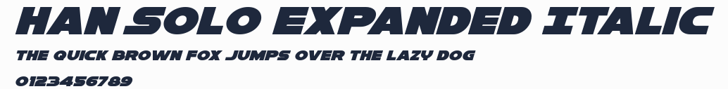 Han Solo Expanded Italic預覽圖