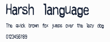 Harsh language預覽圖