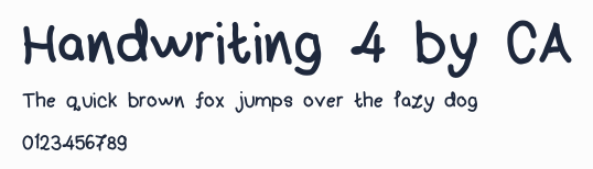 Handwriting 4 by CA預覽圖