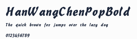 HanWangChenPopBold預覽圖