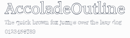 AccoladeOutline預覽圖