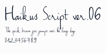 Haikus Script ver.06預覽圖