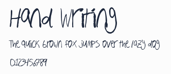 Hand Writing預覽圖