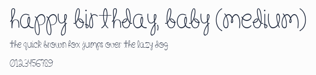 Happy Birthday, Baby (Medium)預覽圖