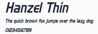 Hanzel Thin預覽圖