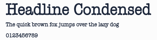 Headline Condensed