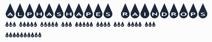 AlphaShapes raindrops預覽圖