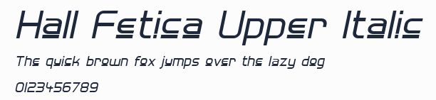 Hall Fetica Upper Italic預覽圖