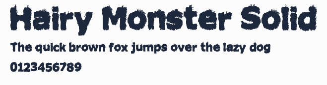 Hairy Monster Solid預覽圖