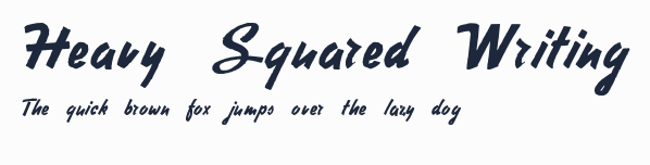 Heavy Squared Writing預覽圖