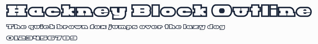 Hackney Block Outline預覽圖