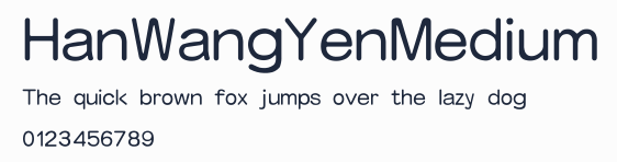 HanWangYenMedium預覽圖