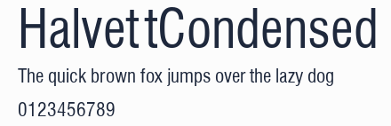 HalvettCondensed預覽圖