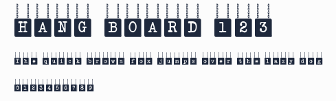 HANG BOARD 123預覽圖