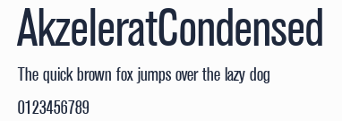 AkzeleratCondensed預覽圖
