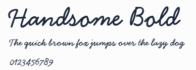 Handsome Bold