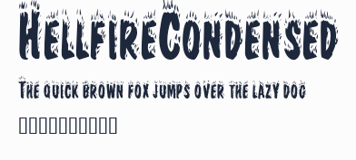 HellfireCondensed預覽圖