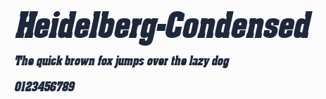 Heidelberg-Condensed預覽圖