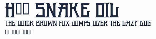 H74 Snake Oil預覽圖