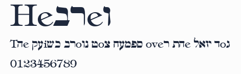 Hebrew預覽圖