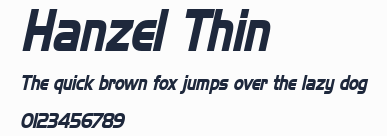 Hanzel Thin預覽圖
