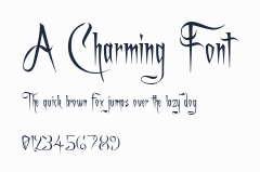 A Charming Font預覽圖