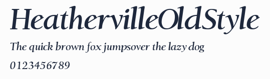 HeathervilleOldStyle預覽圖