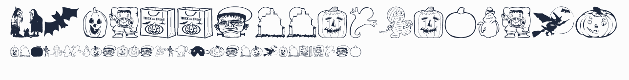AEZ halloween dingbats預覽圖