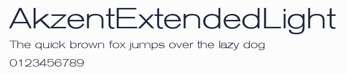 AkzentExtendedLight預覽圖