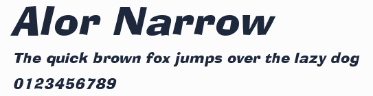 Alor Narrow預覽圖