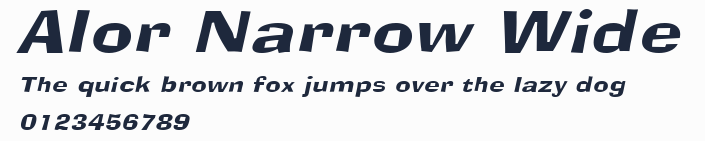 Alor Narrow Wide預覽圖