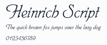 Heinrich Script預覽圖