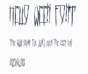 HELLO WEEN FONT預覽圖