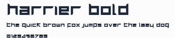 Harrier Bold預覽圖