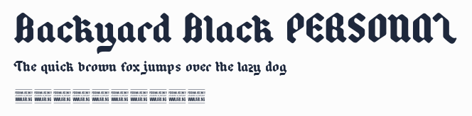 Backyard Black PERSONAL預覽圖