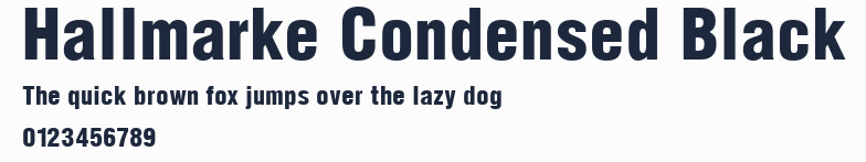 Hallmarke Condensed Black預覽圖