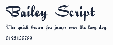 Bailey Script預覽圖