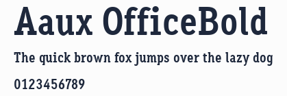 Aaux OfficeBold預覽圖