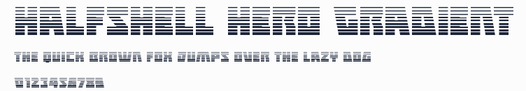 Halfshell Hero Gradient預覽圖