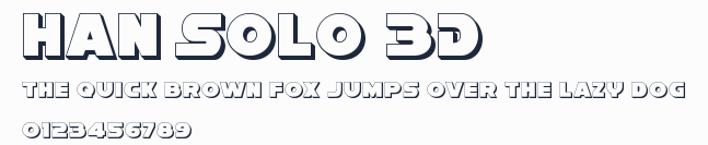 Han Solo 3D預覽圖