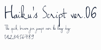 Haiku's Script ver.06預覽圖
