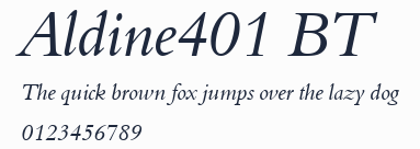 Aldine401 BT預覽圖