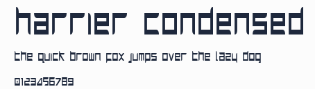 Harrier Condensed預覽圖