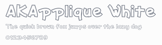 AKApplique White預覽圖