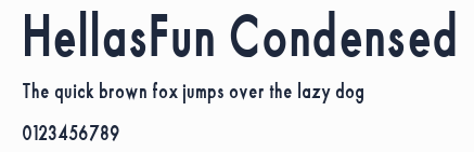 HellasFun Condensed預覽圖